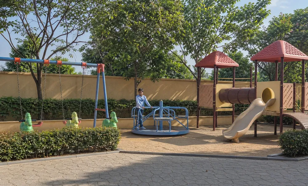 Boutique tower above a landscaped entrance — Bhavisha Bilva (4 of 8)