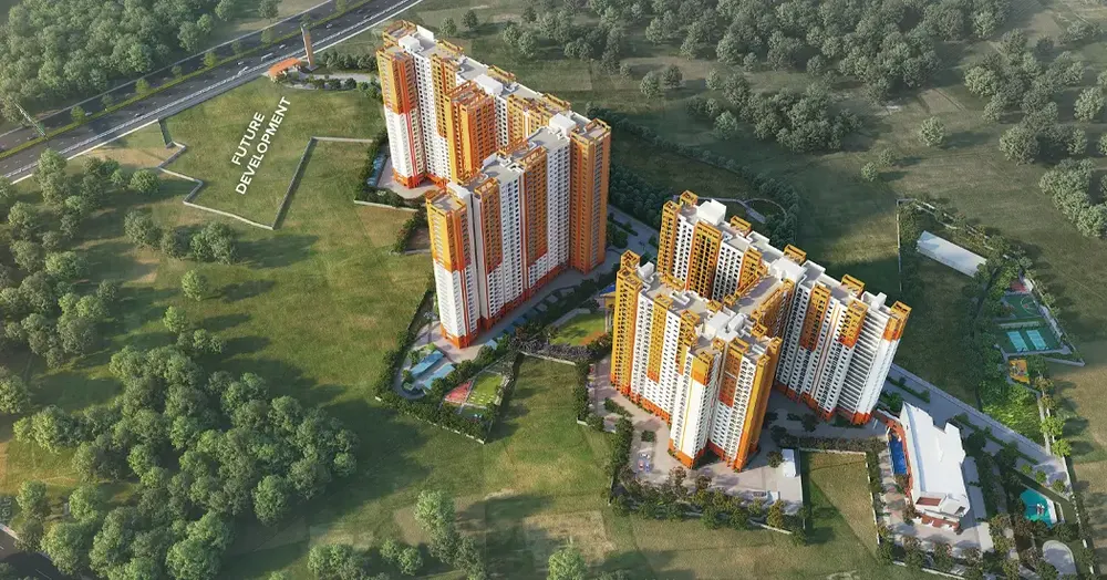 Residential towers against a clear sky — Brigade Valencia (2 of 6)