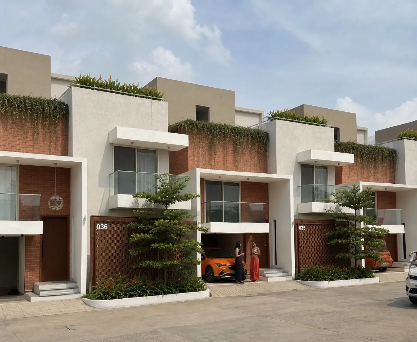 Mediterranean villa exterior