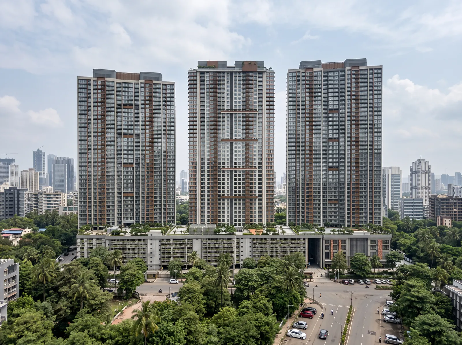 High-rise towers over the Wadala skyline