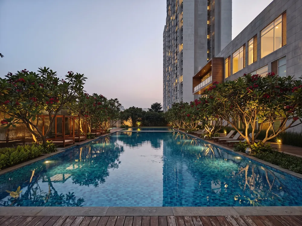 High-rise towers with podium gardens — Godrej Kada Agrahara (3 of 5)