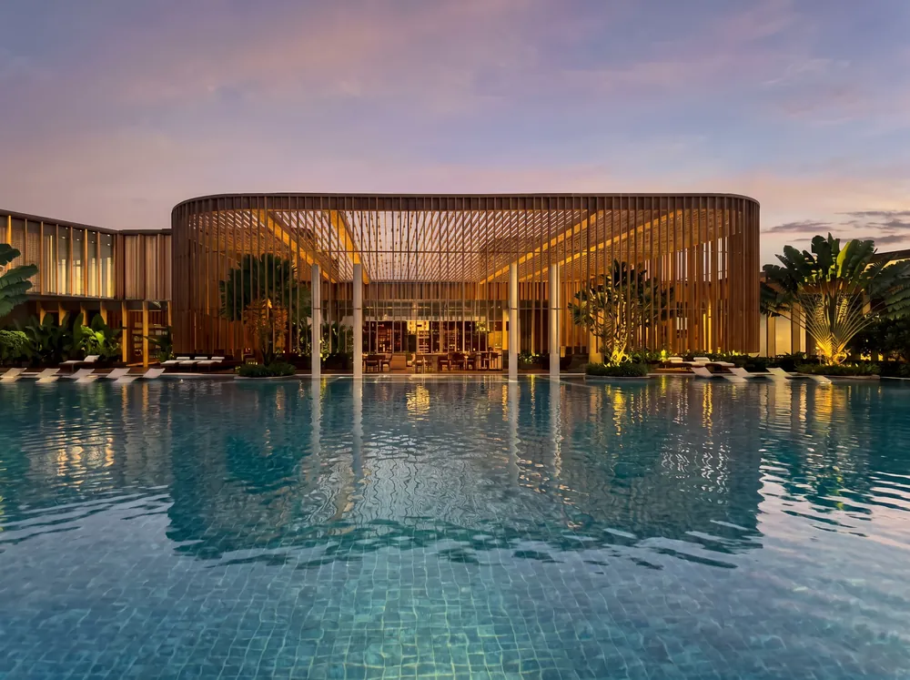 Forest-edged community with amphitheatre garden — Godrej Reserve (2 of 5)