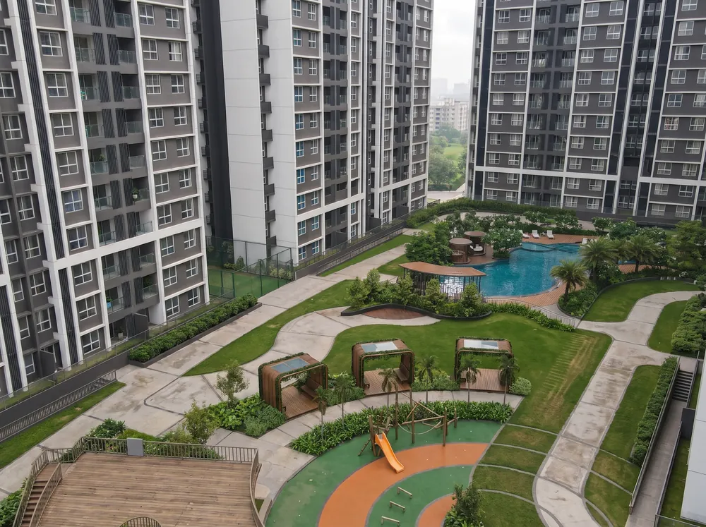 Towers at the foothills of the Kharghar Hills — Godrej Varanya (3 of 8)