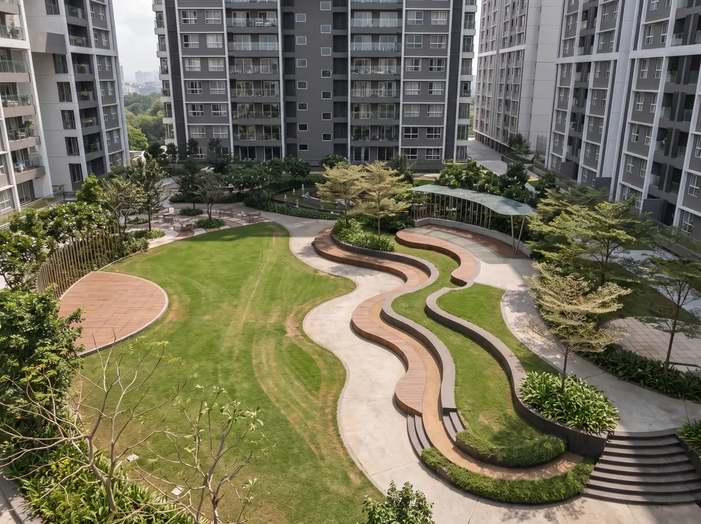 Towers at the foothills of the Kharghar Hills — Godrej Varanya (4 of 8)