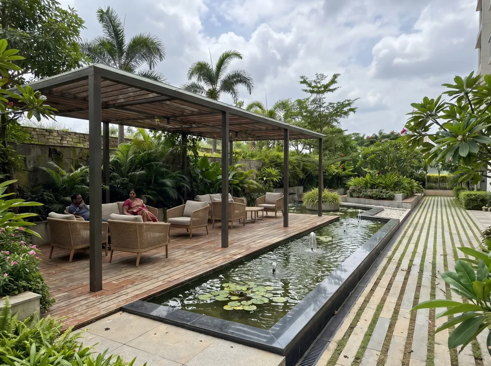 Garden towers above a podium landscape — Mana Jardin (3 of 5)