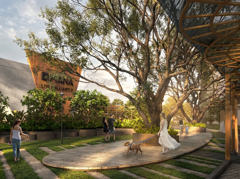 Garden towers above a podium landscape — Mana Jardin (5 of 5)