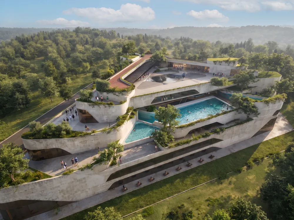 Township towers over a lakeside landscape — Mana TRL (3 of 5)