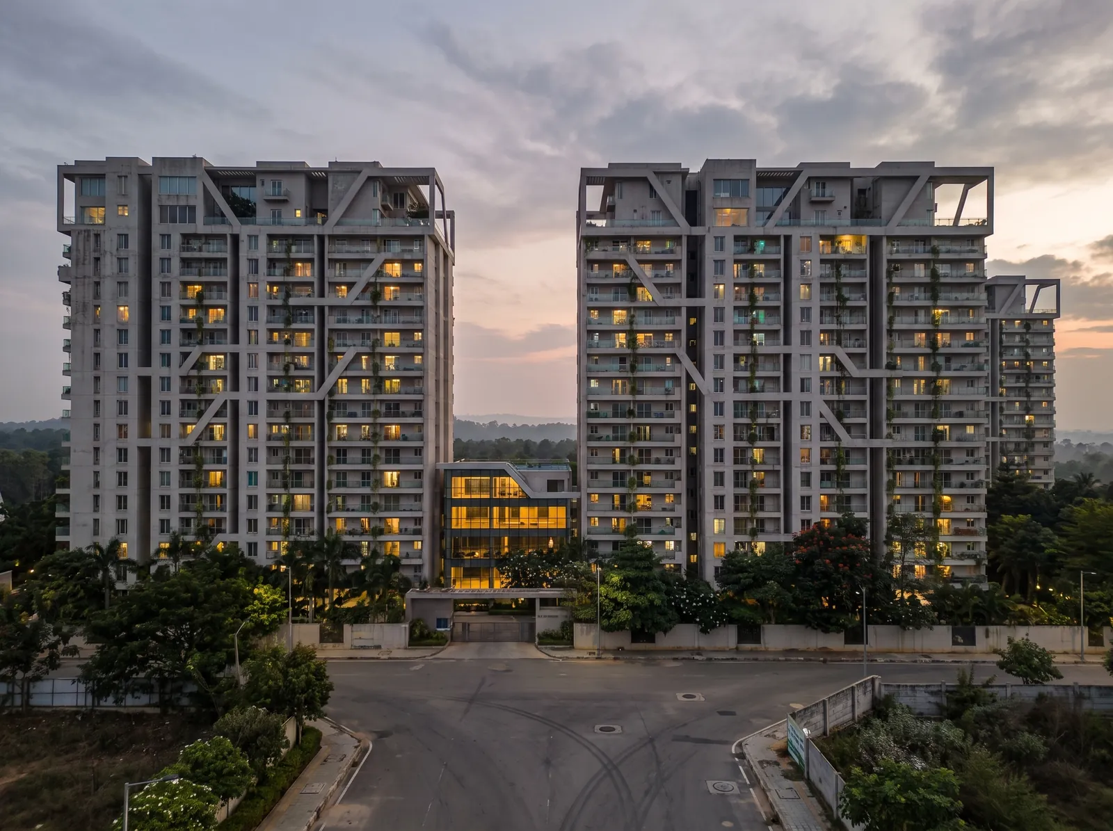 Tall tower with landscaped balconies — Mana Verdant (1 of 5)