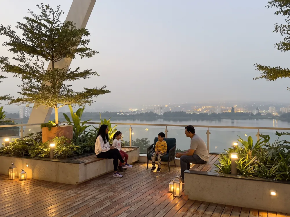 Tall tower with landscaped balconies — Mana Verdant (4 of 5)