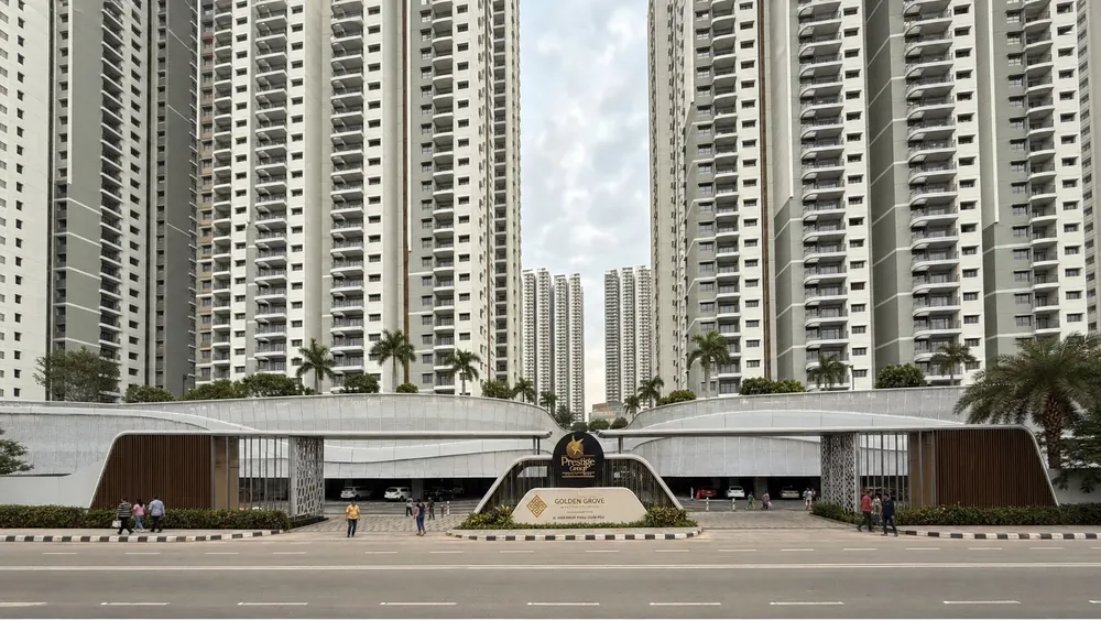 Township skyline over a forested park — Prestige Golden Grove (2 of 5)