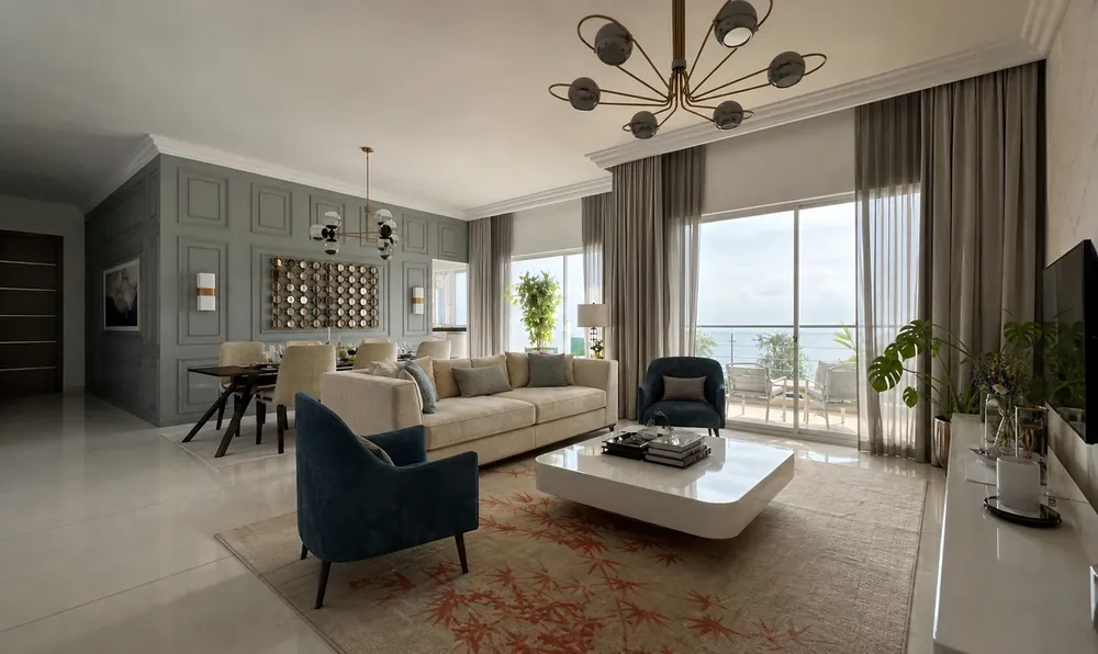 Towers over the Arabian Sea shoreline — Prestige Ocean Pearl (3 of 5)