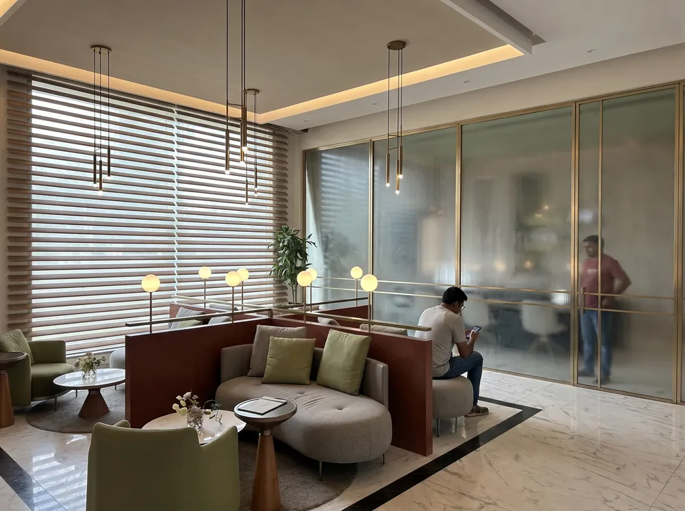 Township entrance with podium gardens — Ramky Fortuna (3 of 5)