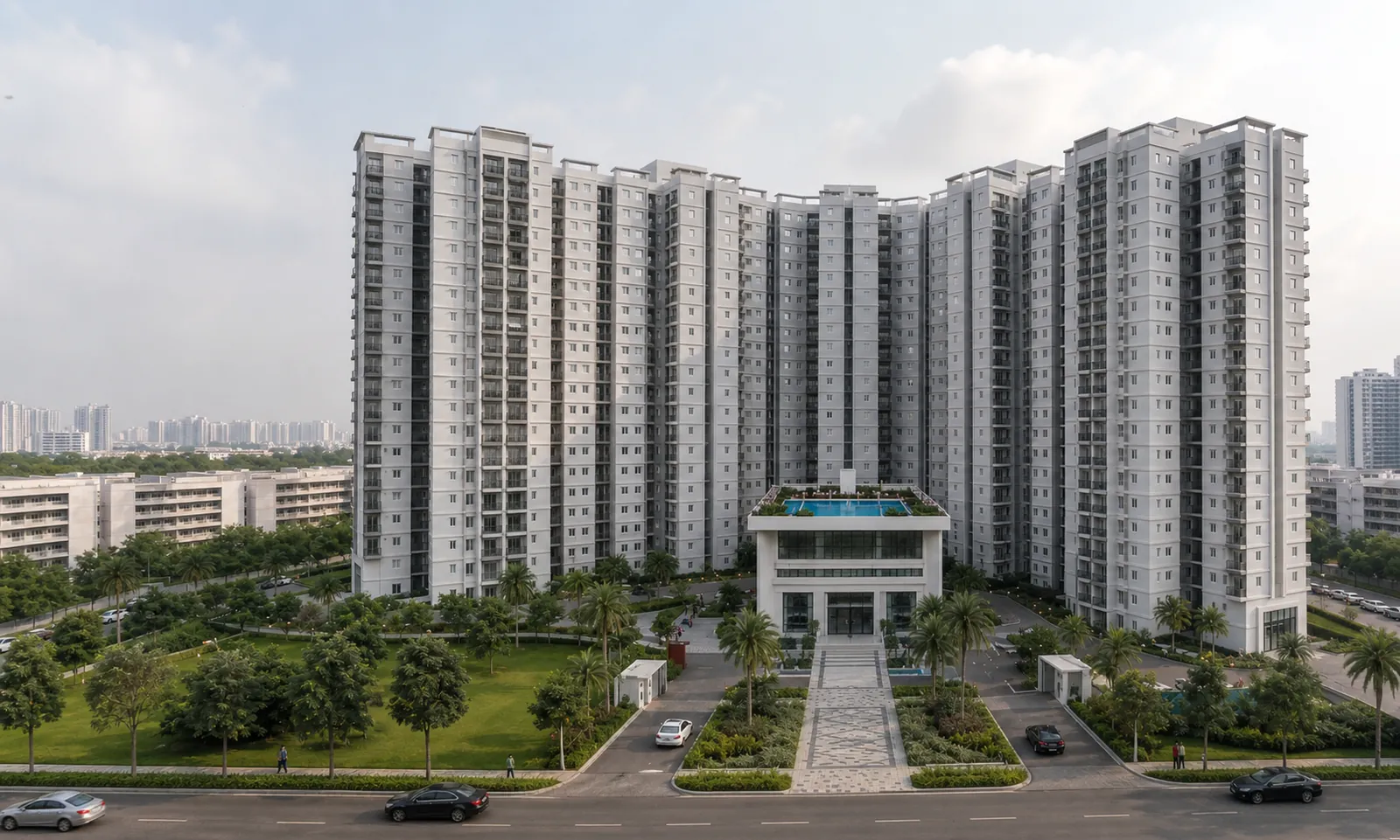 Boutique high-rise with amenity deck