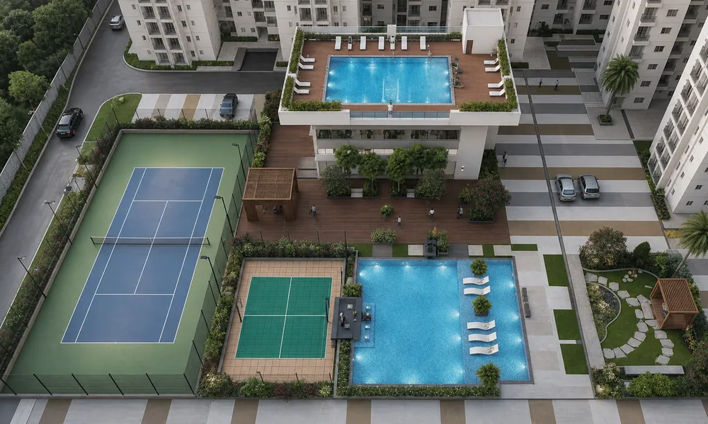 Boutique high-rise with amenity deck — Shriram Codename Kinglife (3 of 5)