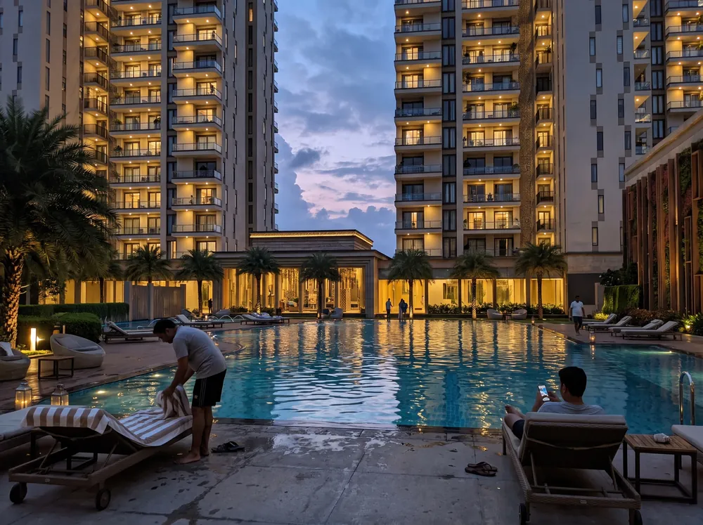 Sea-facing towers with twilight pool deck — Skyshore (4 of 5)