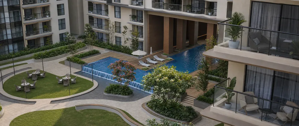 Twin towers on the GIFT City skyline — Sobha Elysia (3 of 5)