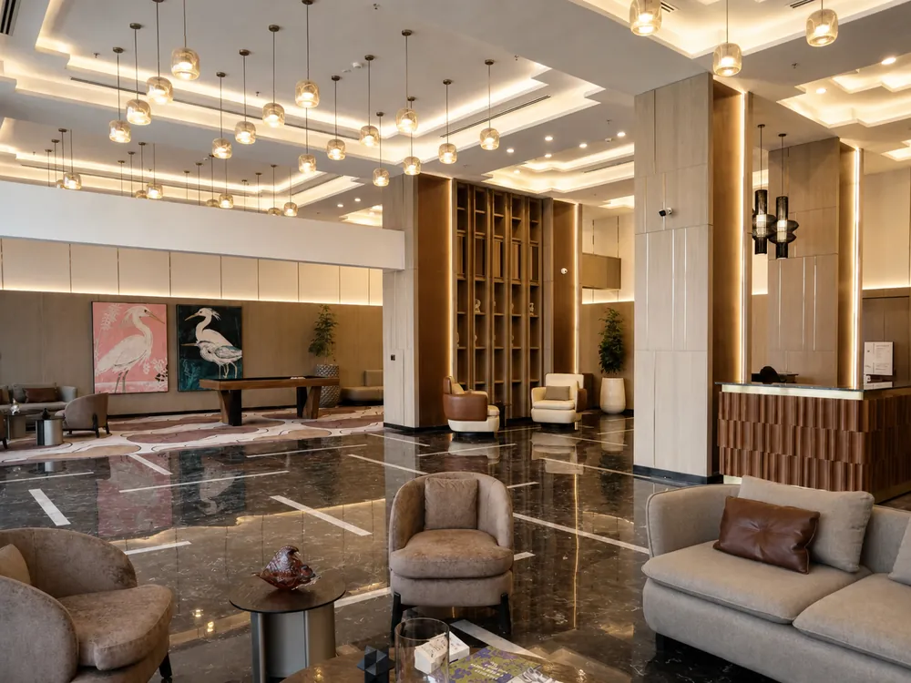 Hillside towers with double-height lobby — Sobha Nesara (3 of 5)