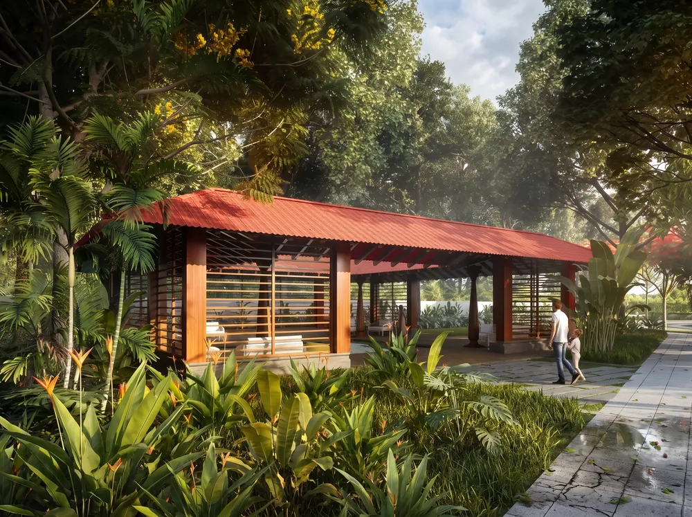 Plotted community entrance boulevard — Sumadhura Panorama (2 of 5)