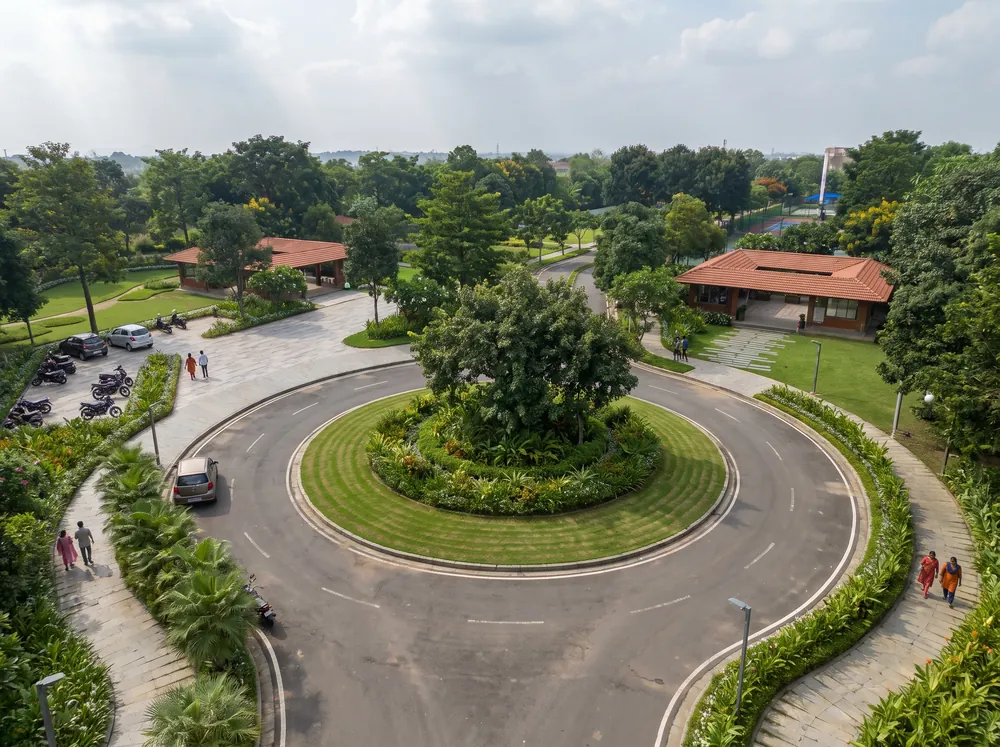 Plotted community entrance boulevard — Sumadhura Panorama (3 of 5)